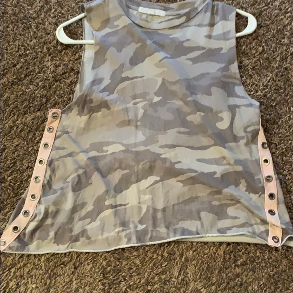 Camo tank top